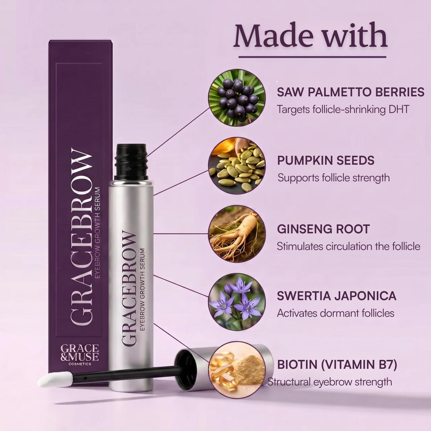 GraceBrow Eyebrow Growth Serum
