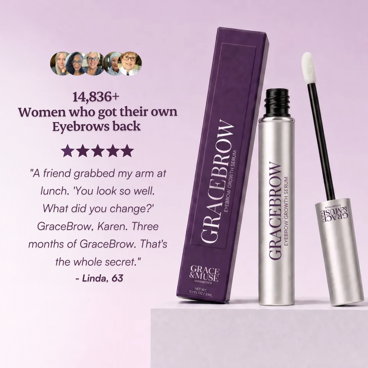 GraceBrow Eyebrow Growth Serum